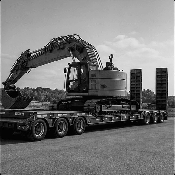 Transporte lowboy en HoyCargo